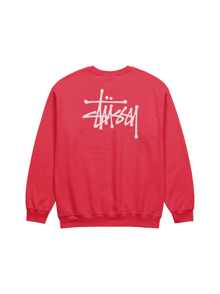 BASIC RED STÜSSY CREW product image (1)