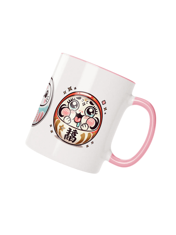 Whimsical Daruma Characters Ceramic Mug product image (2)