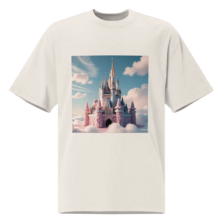 Ethereal Dream Castle Oversized T-Shirt product image (1)