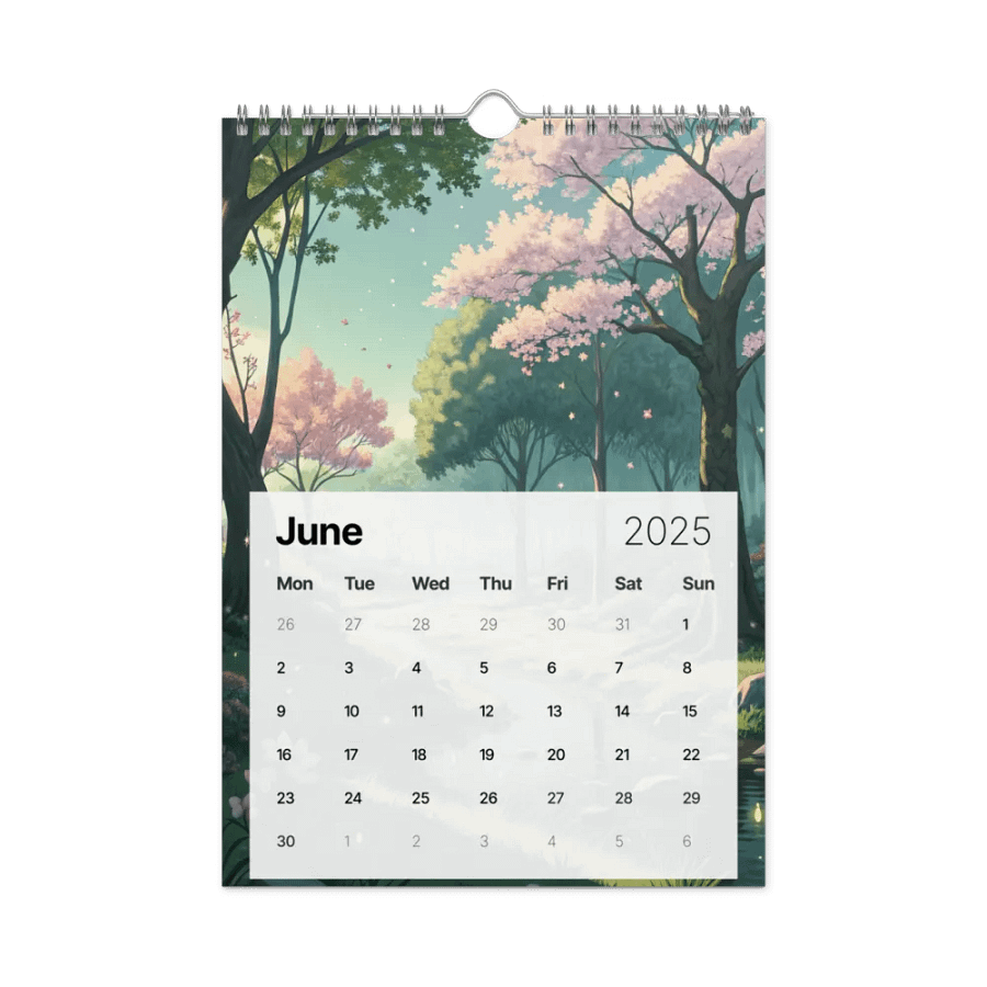 MAGICAL ANIME SEASONS WALL CALENDAR 2025 product image (8)