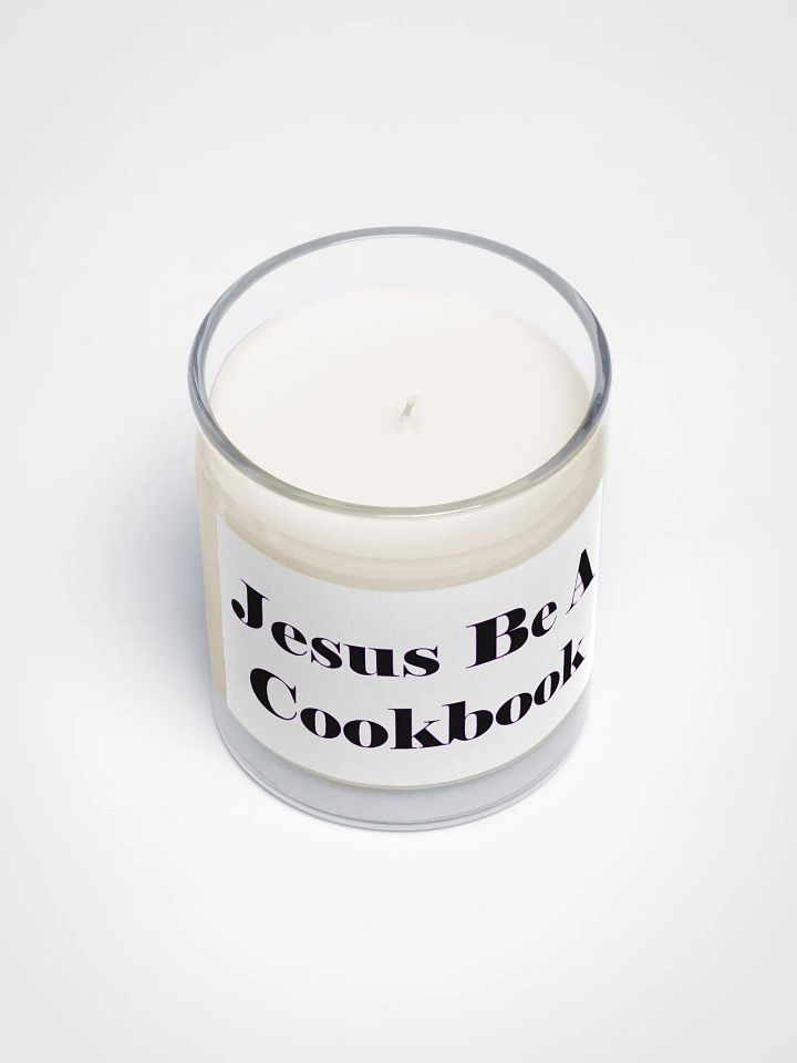 Jesus Be A Cookbook Unscented Candle product image (2)