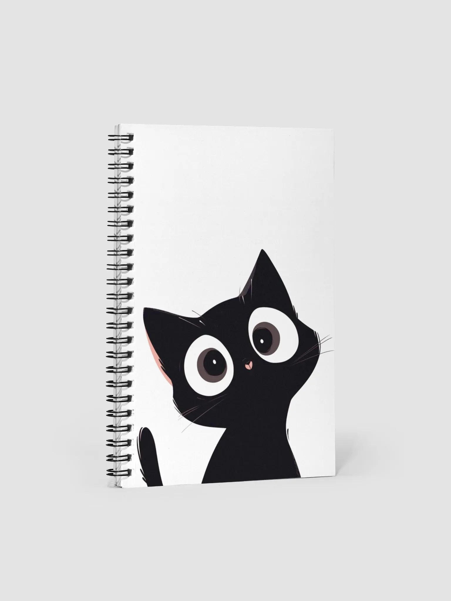 Cute black cat diary product image (1)