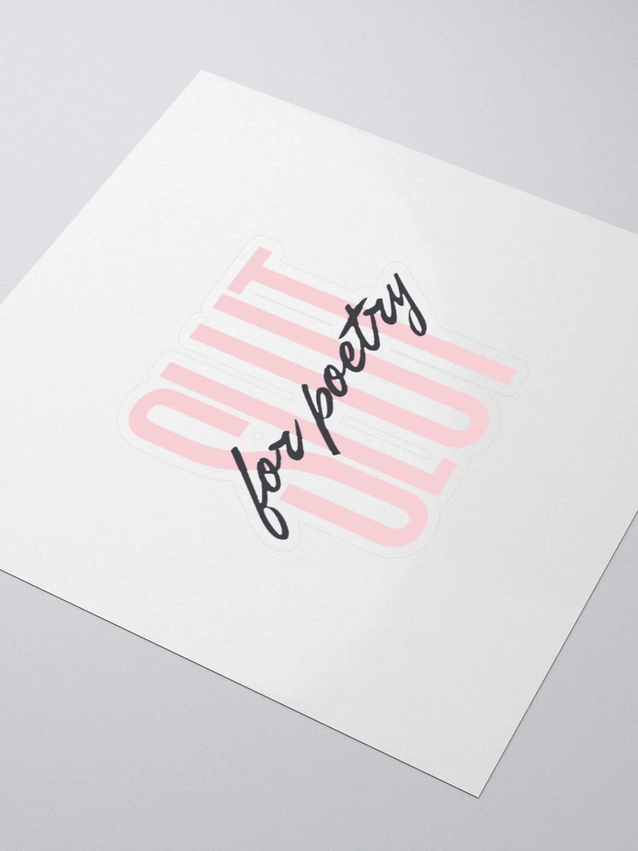 SLUT for poetry sticker product image (3)