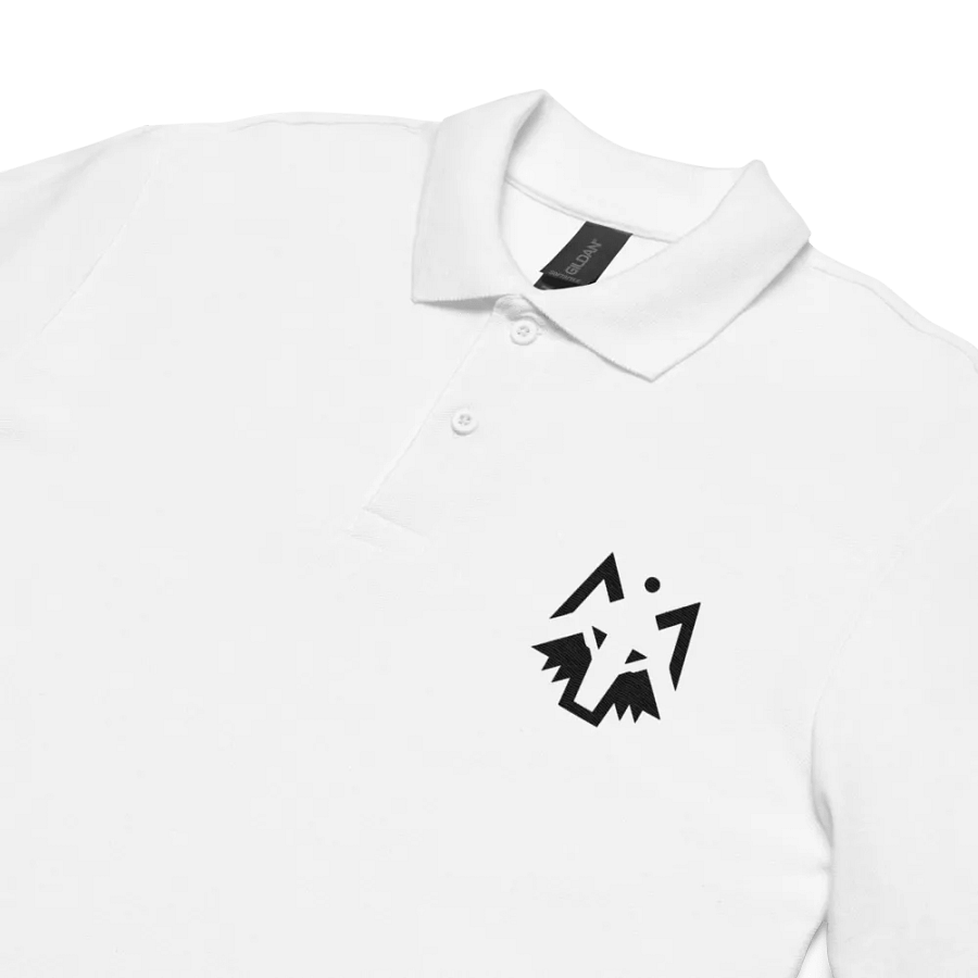 Wolfe Logo Polo Shirt in White product image (3)