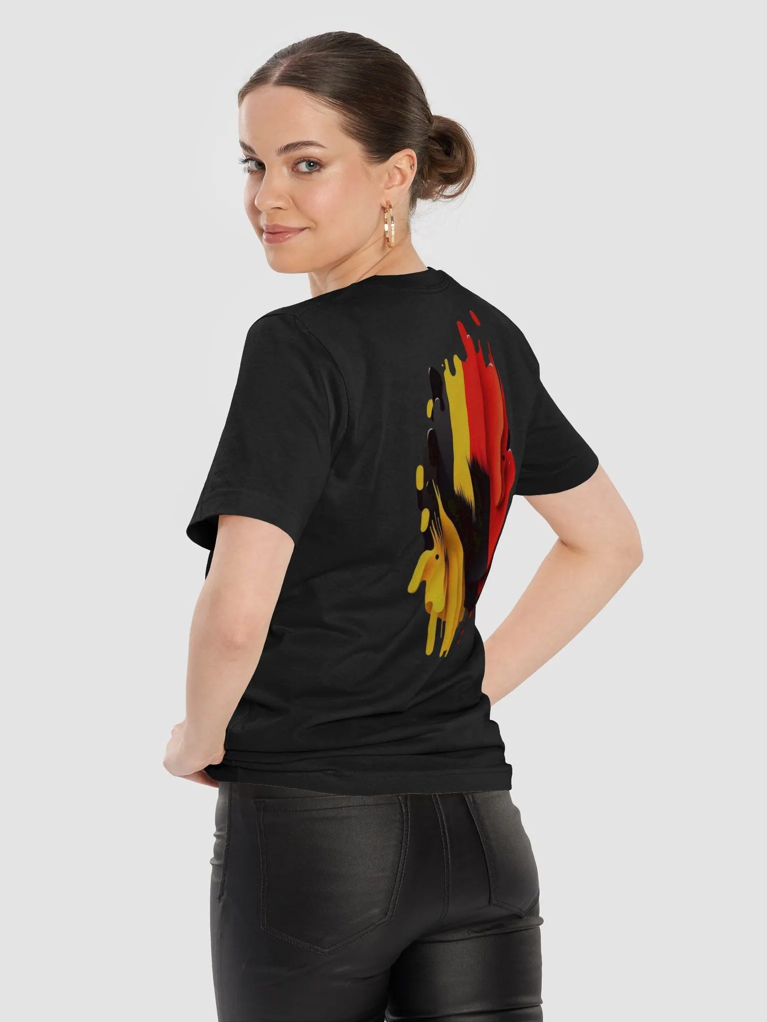 Belgian Streamers Painted Emblem T-Shirt product image (9)
