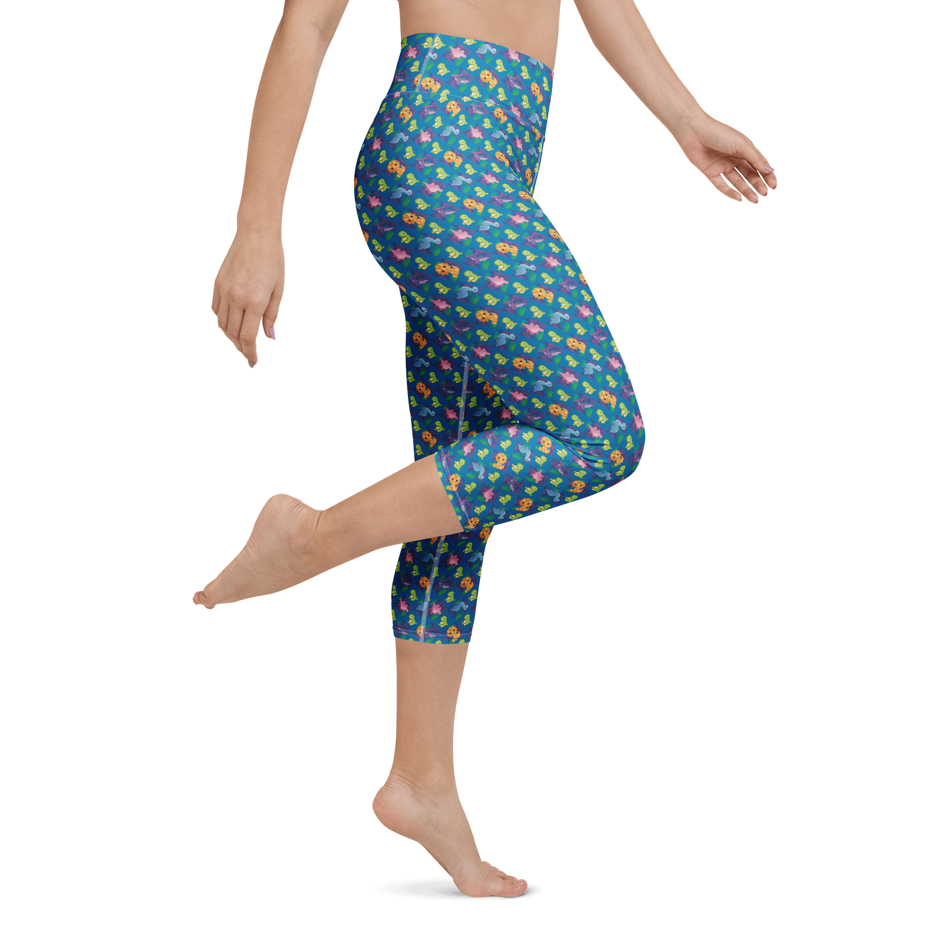 Little Dino Yoga Capri Leggings product image (1)