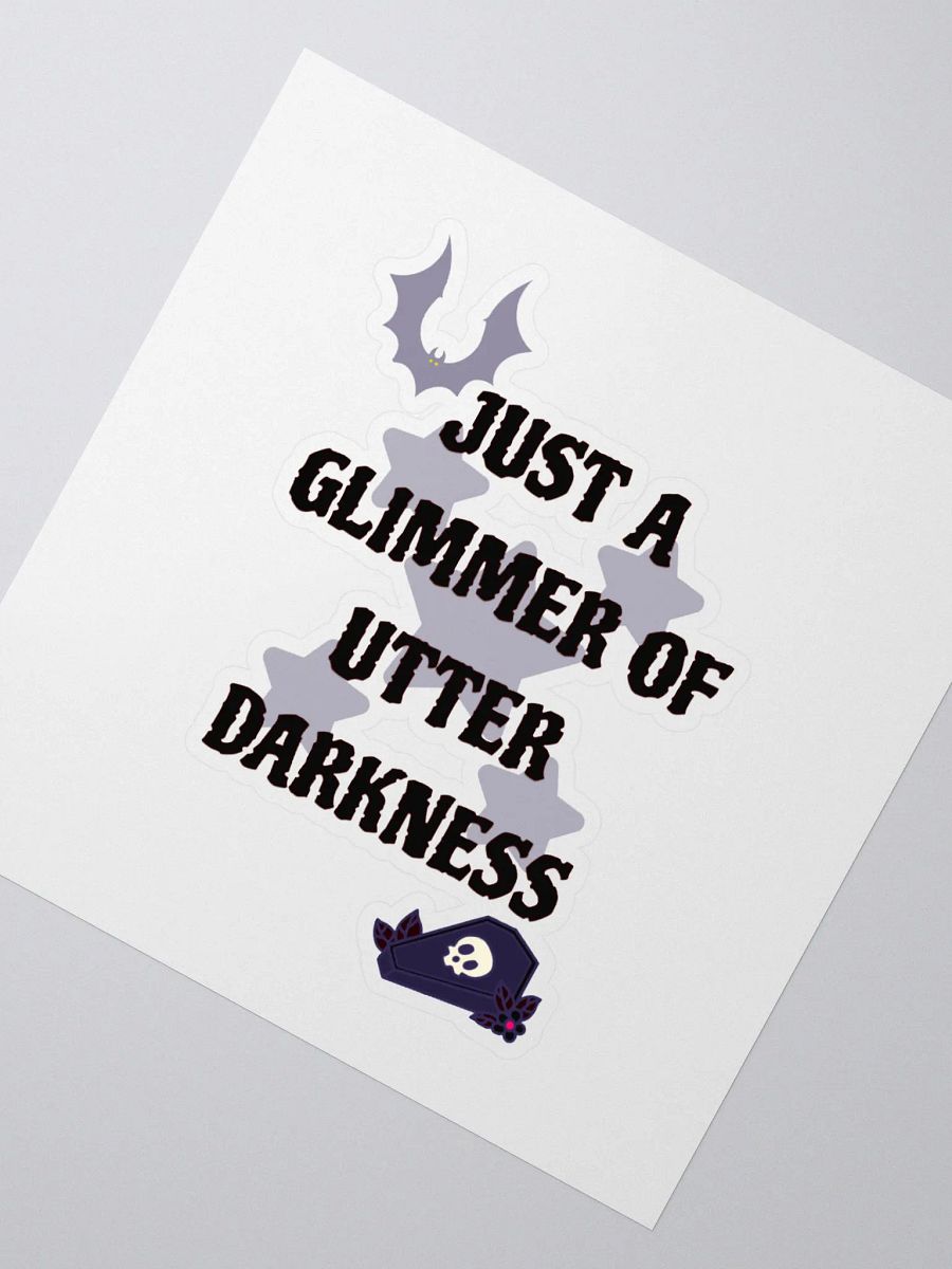 Glimmer of Darkness Kiss Cut Stickers product image (2)