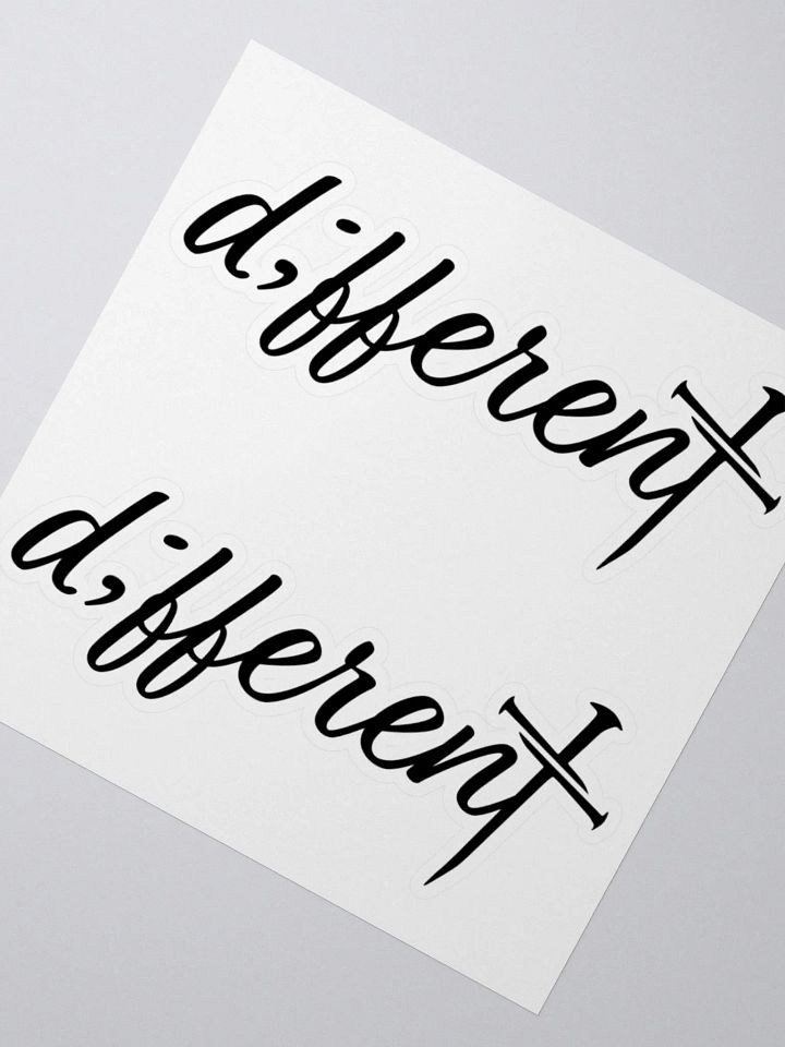 A d;ifferent sticker product image (6)