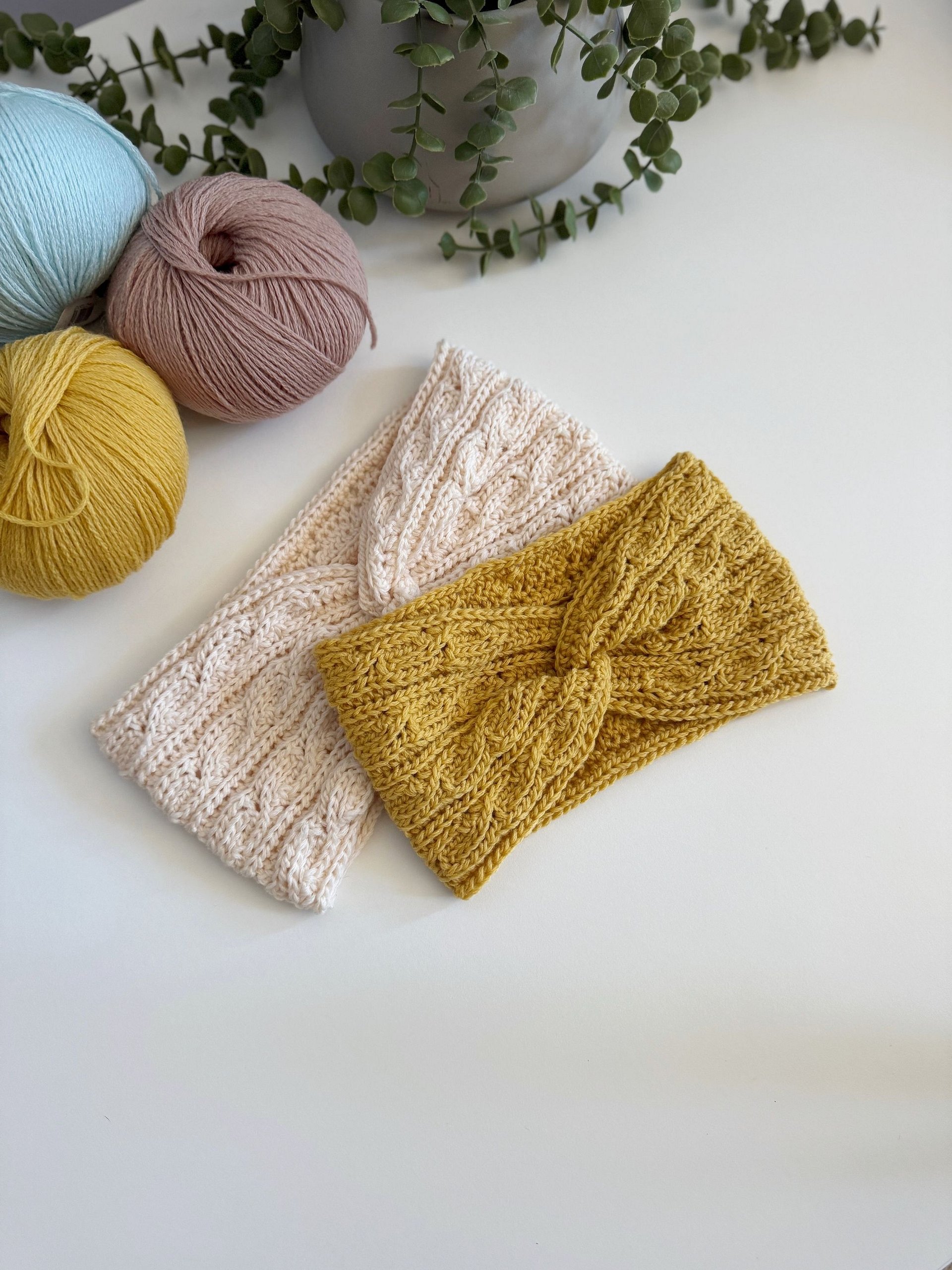 CROCHET PATTERN + VIDEO - The Deidra Headband, sizes newborn baby to adult product image (4)