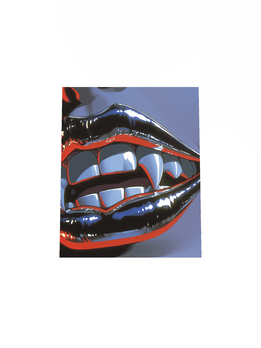"Kiss that leaves it's mark" Matte Poster product image (20)