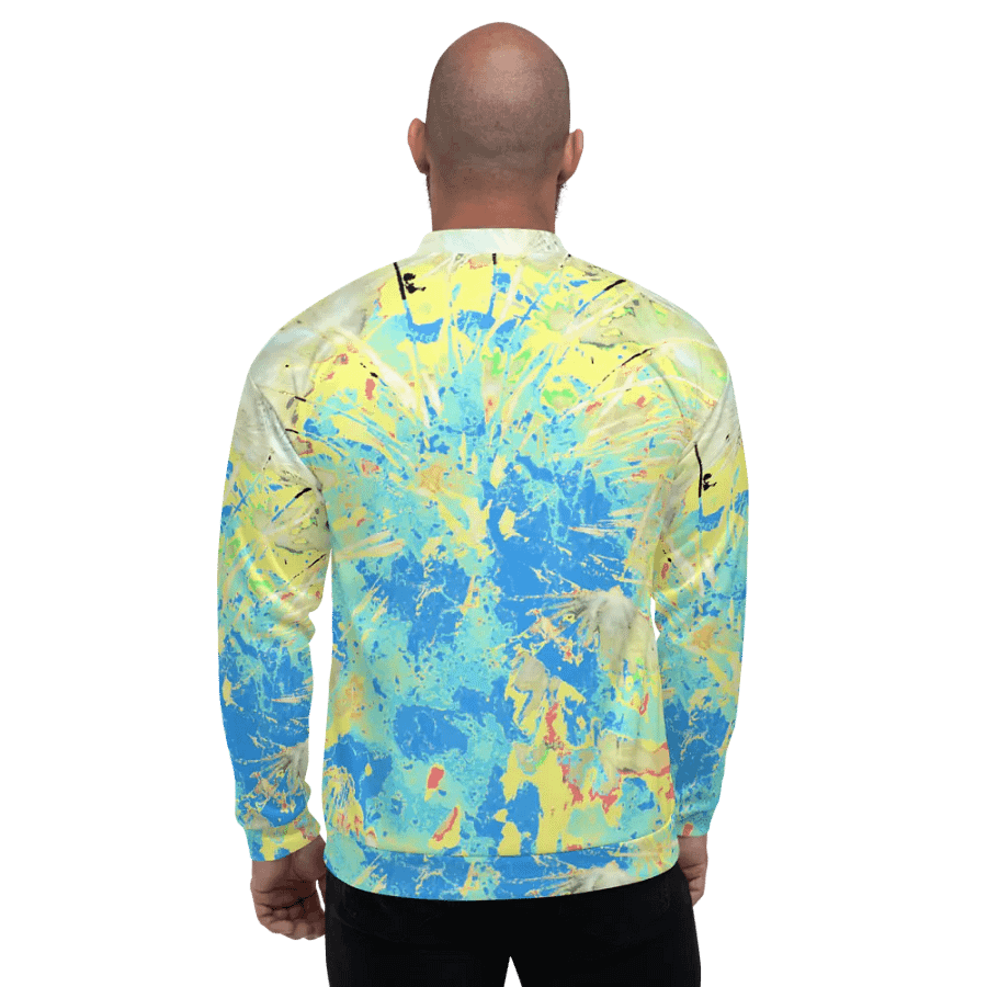 Cool Abstract Dandelion Seeds Unisex Bomber Jacket product image (8)