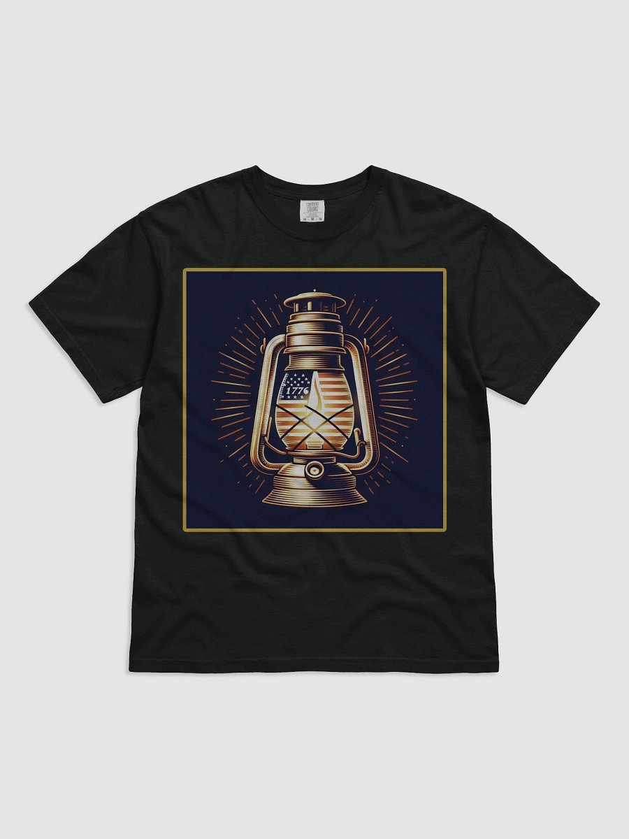 Patriot's Radiant Lantern 1776 July 4th Tee product image (6)