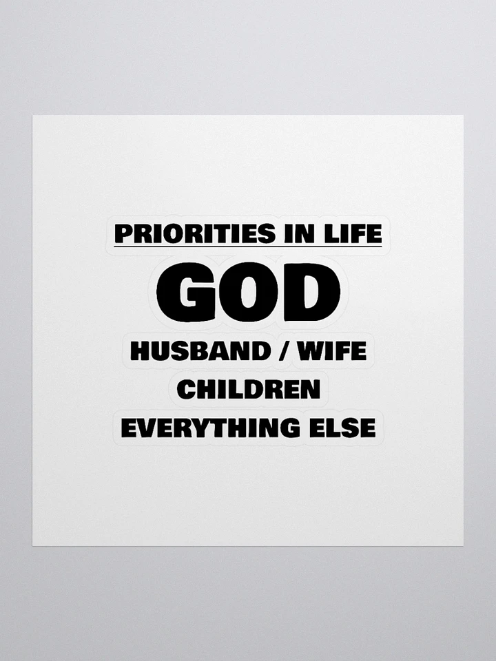 Priorities in Life product image (3)