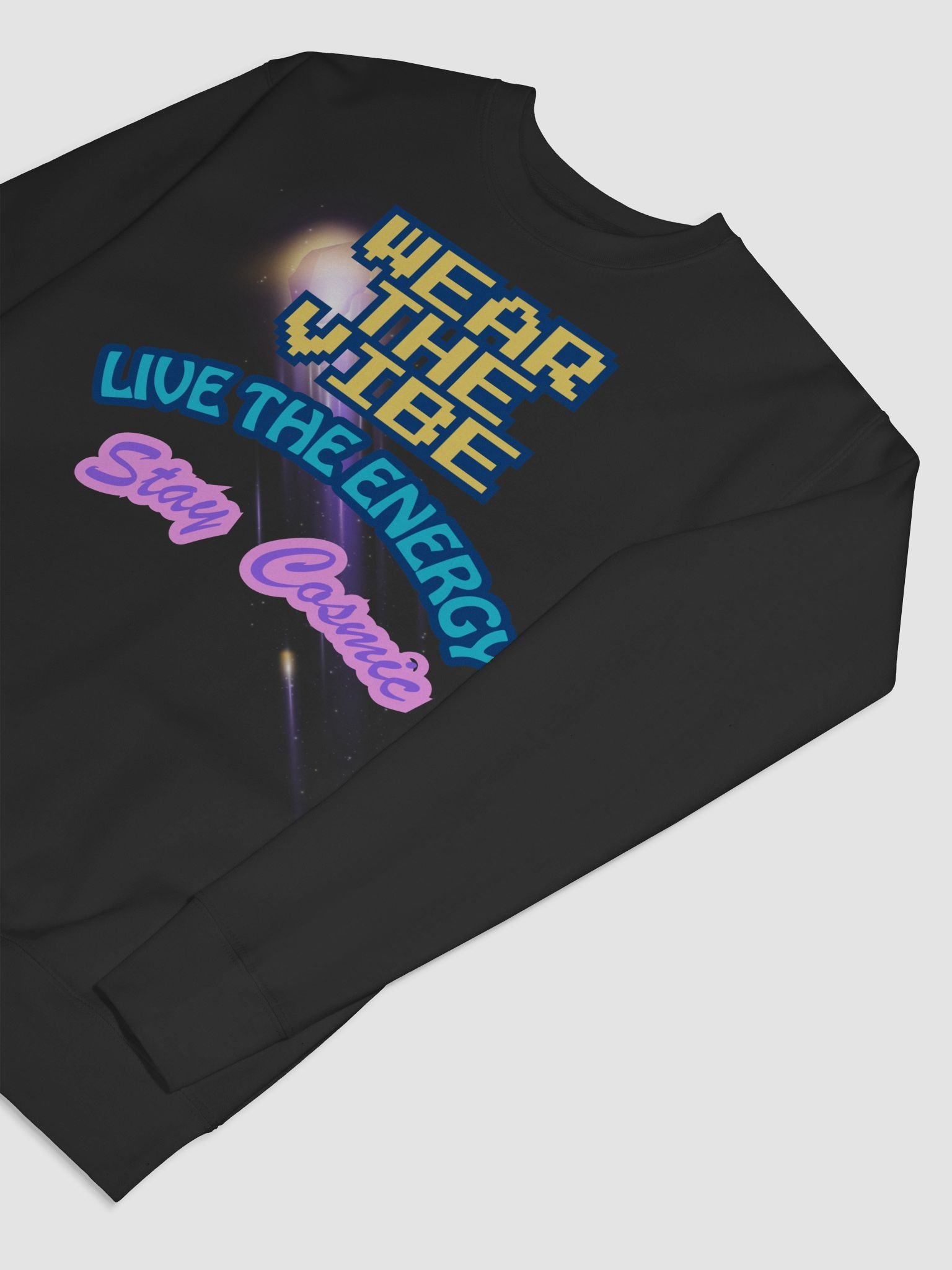 “Wear the Vibe. Live the Energy.” Premium Crewneck product image (7)