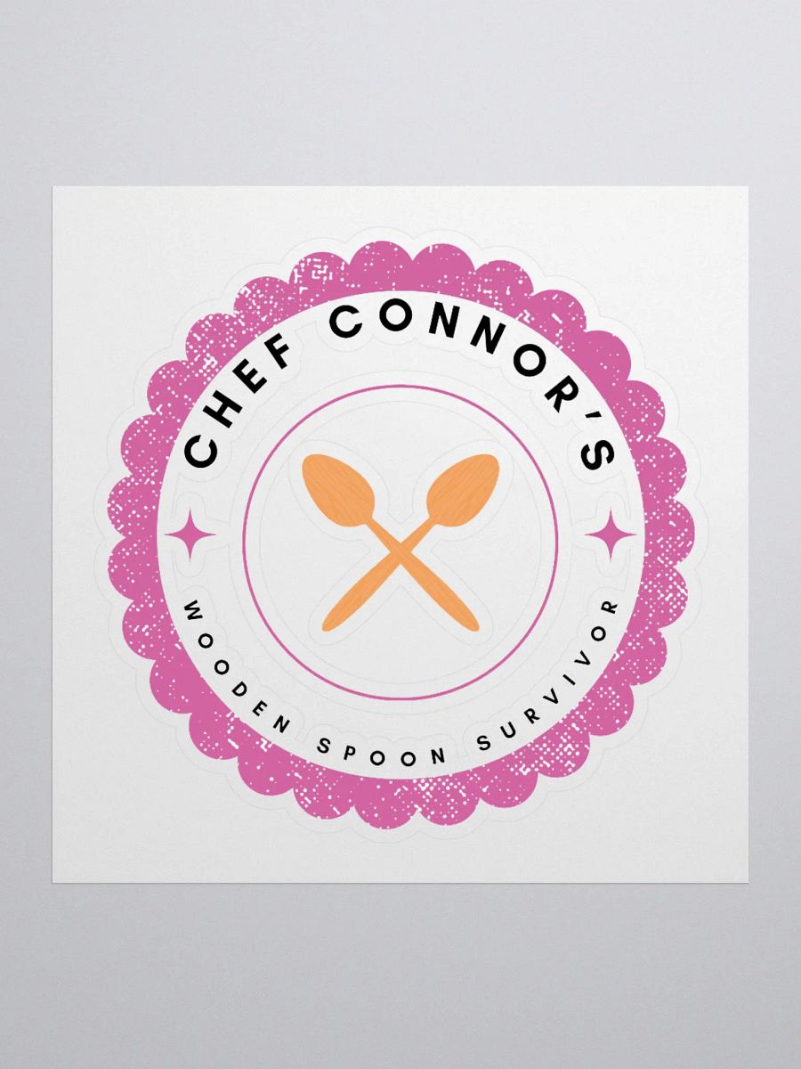 Chef Connor Kiss Cut Sticker product image (1)