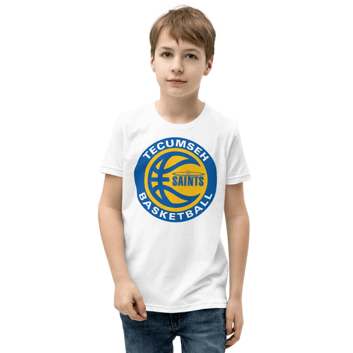 Youth Tecumseh Saints Basketball T-Shirt product image (1)