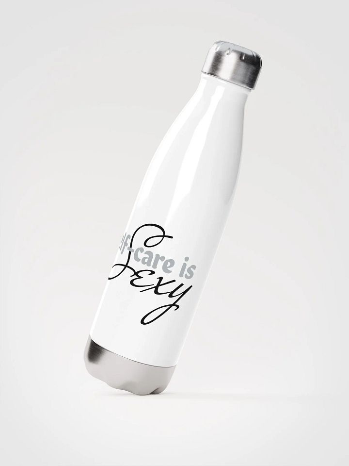 Self-care is sexy - White bottle product image (2)