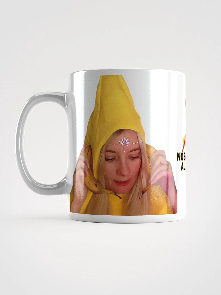 No bananas allowed white mug product image (6)