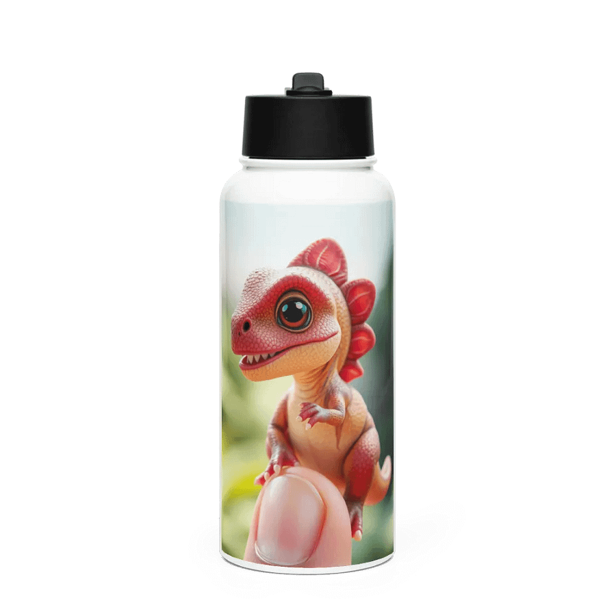 Tiny Dragon Stainless Steel Water Bottle product image (1)