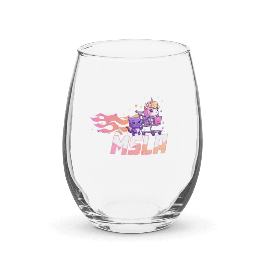 MSLA Sparkle Amigos - Stemless Wine Glass product image (5)
