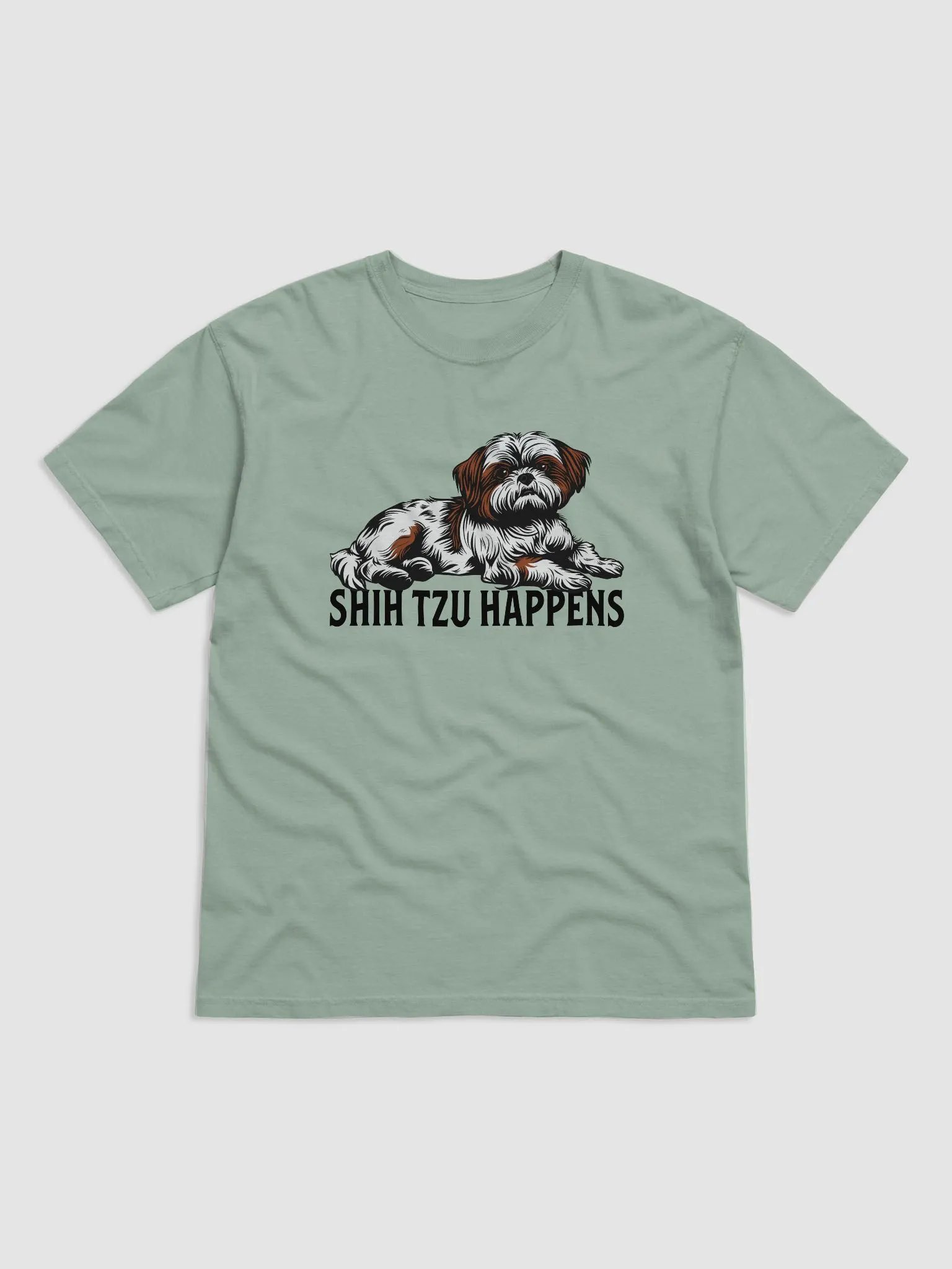 Shih Tzu Happens T-Shirt | Funny T-Shirt Design for Shih Tzu Paw-Rents product image (4)
