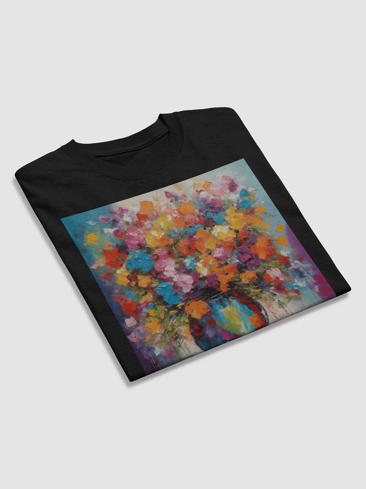 Vibrant Floral Impression T-Shirt product image (1)