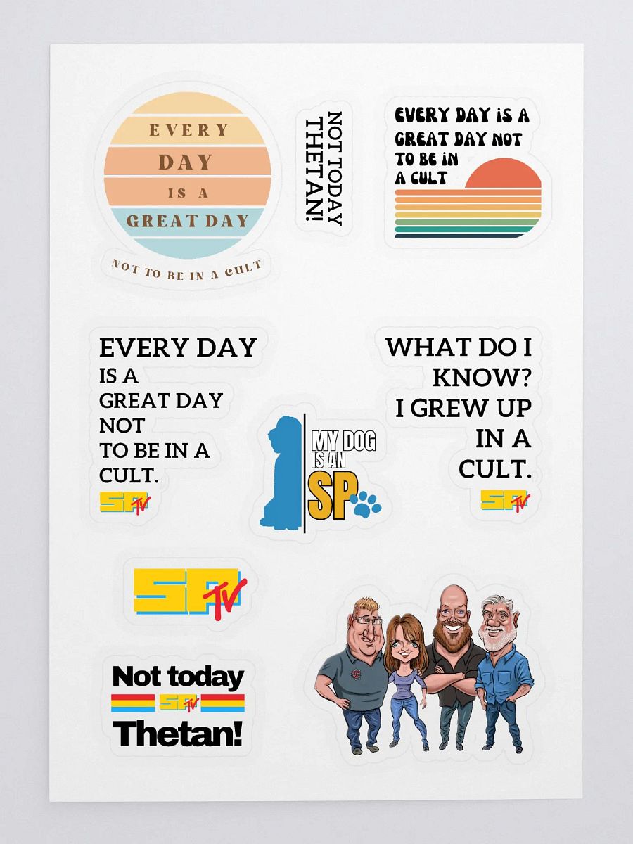 Sheet of SPTV Stickers product image (3)