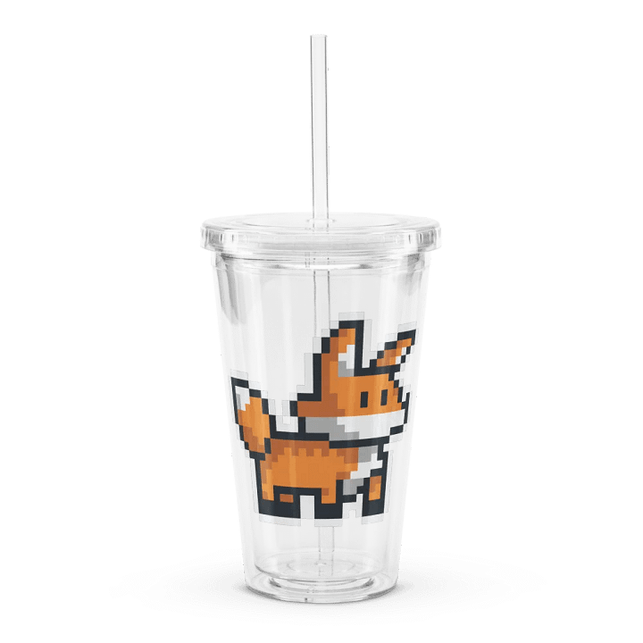 Whimsical Fox Pixel Art Tumbler product image (1)