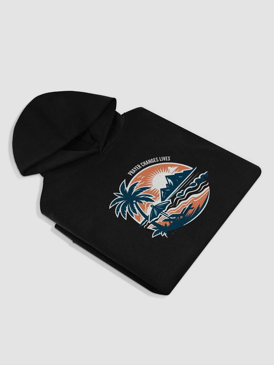 Tropical Sunset Oversized Hoodie | AI Design Faith brings meaning product image (4)