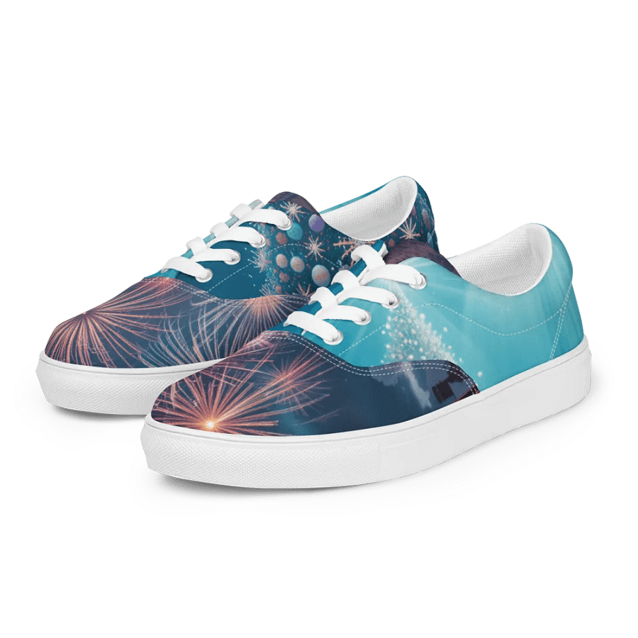Aqua Glow Men's Canvas Shoes product image (5)