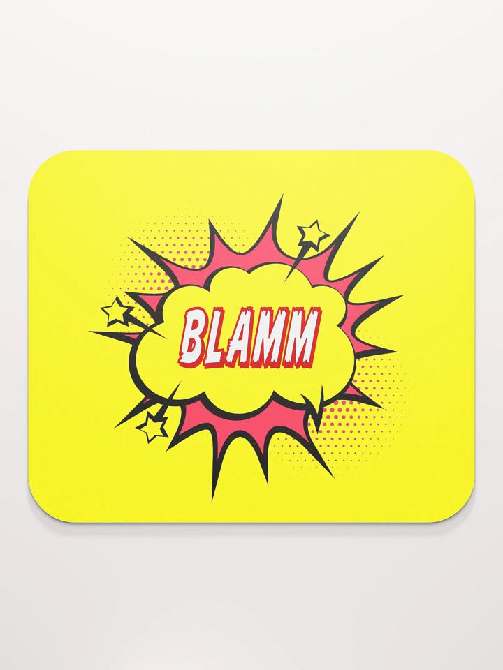 BLAMM! Yellow Gaming Mouse Pad – Smooth & Precise for Gamers, Home Office & Creators product image (2)