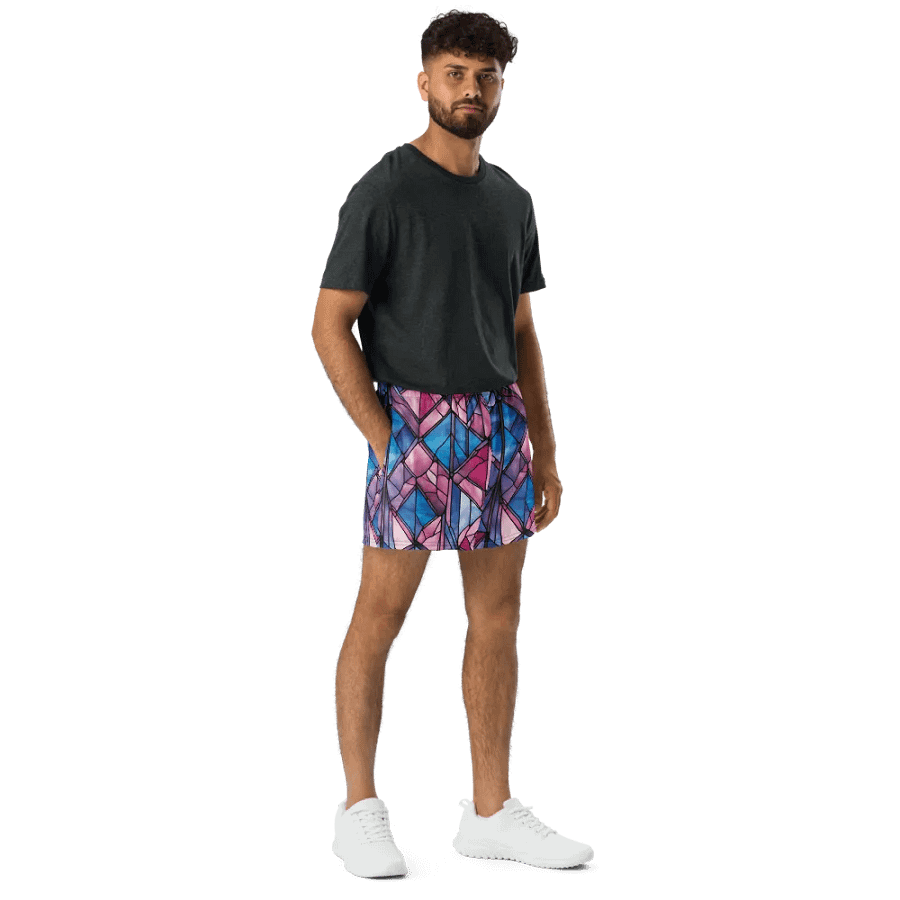 Symmetrical Splendor Athletic Shorts product image (8)