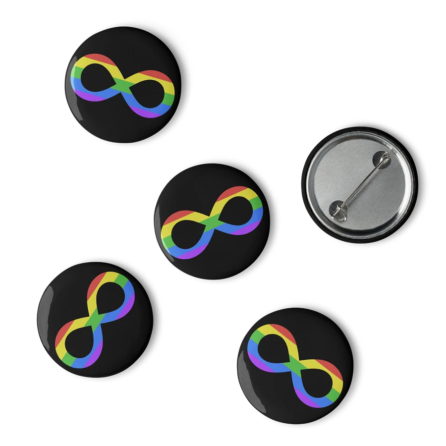 Queer Autistic Infinity Pin Set product image (6)