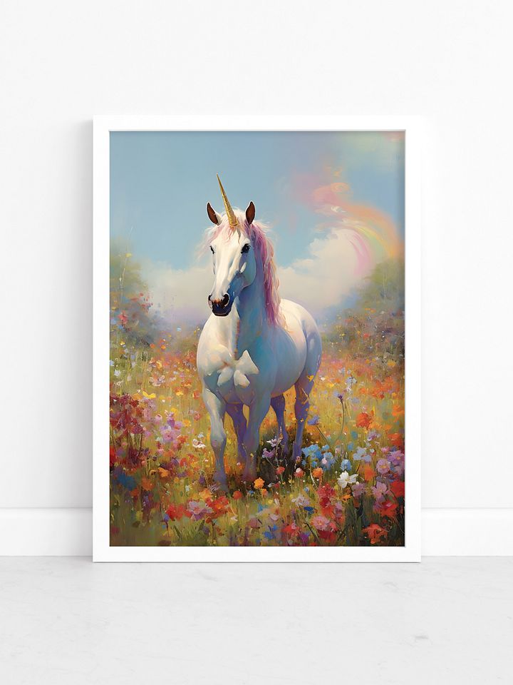 Pink Unicorn Print product image (1)
