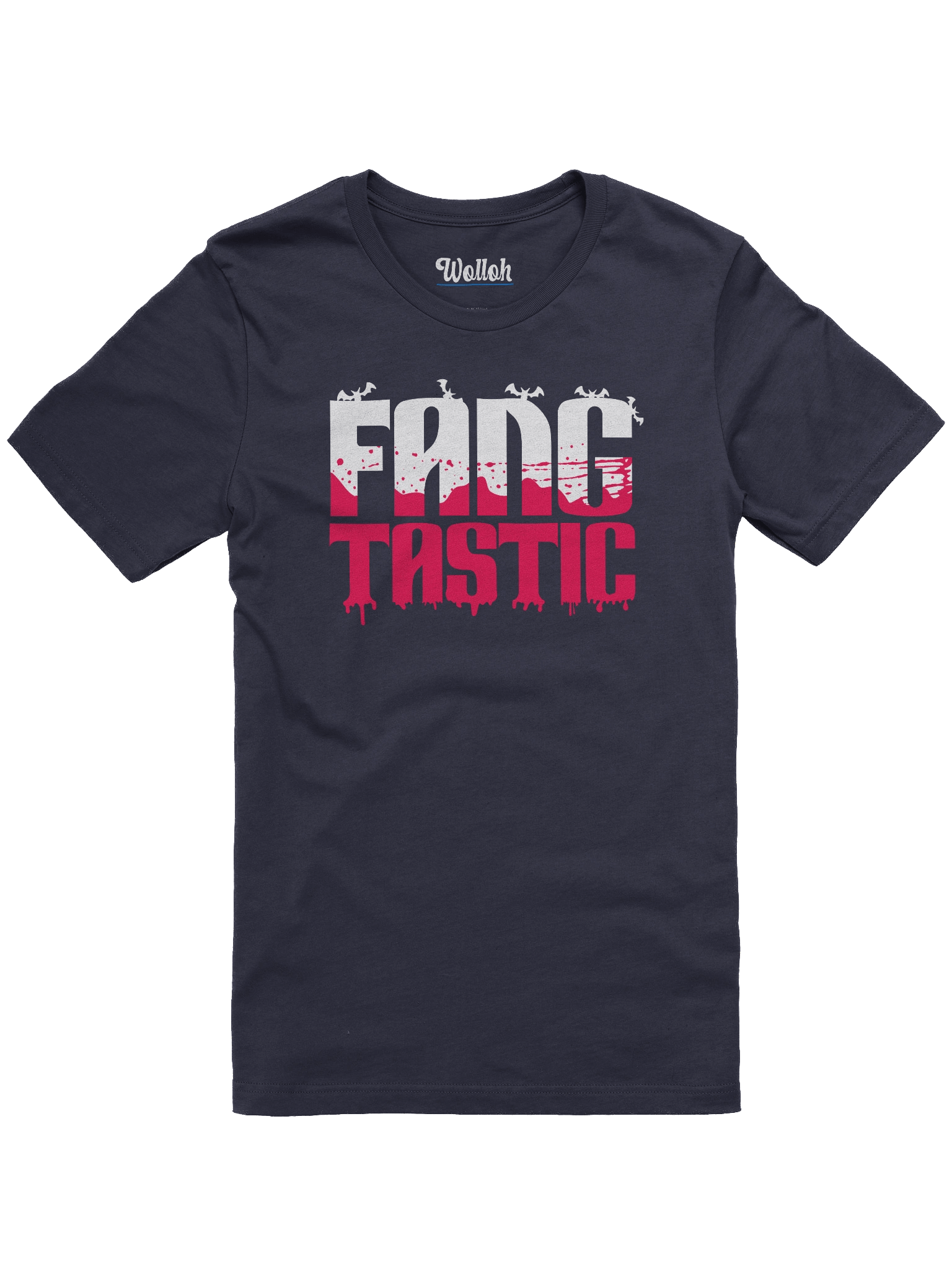 Fangtastic Vampire Halloween T-Shirt – Funny Blood Drip Vampire Halloween T-Shirt product image (1)