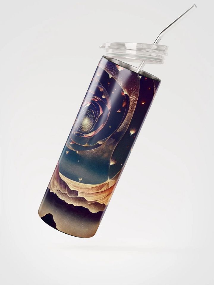 Cosmic Spiral Stainless Steel Tumbler product image (2)