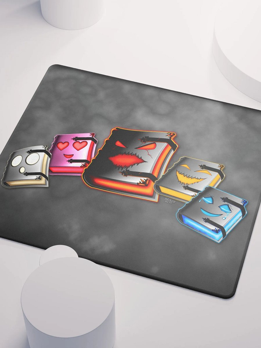 Emotionally Booked - MikeyXCIV - Gaming Mouse Pad - 18″×16″, 36″×18″ product image (3)
