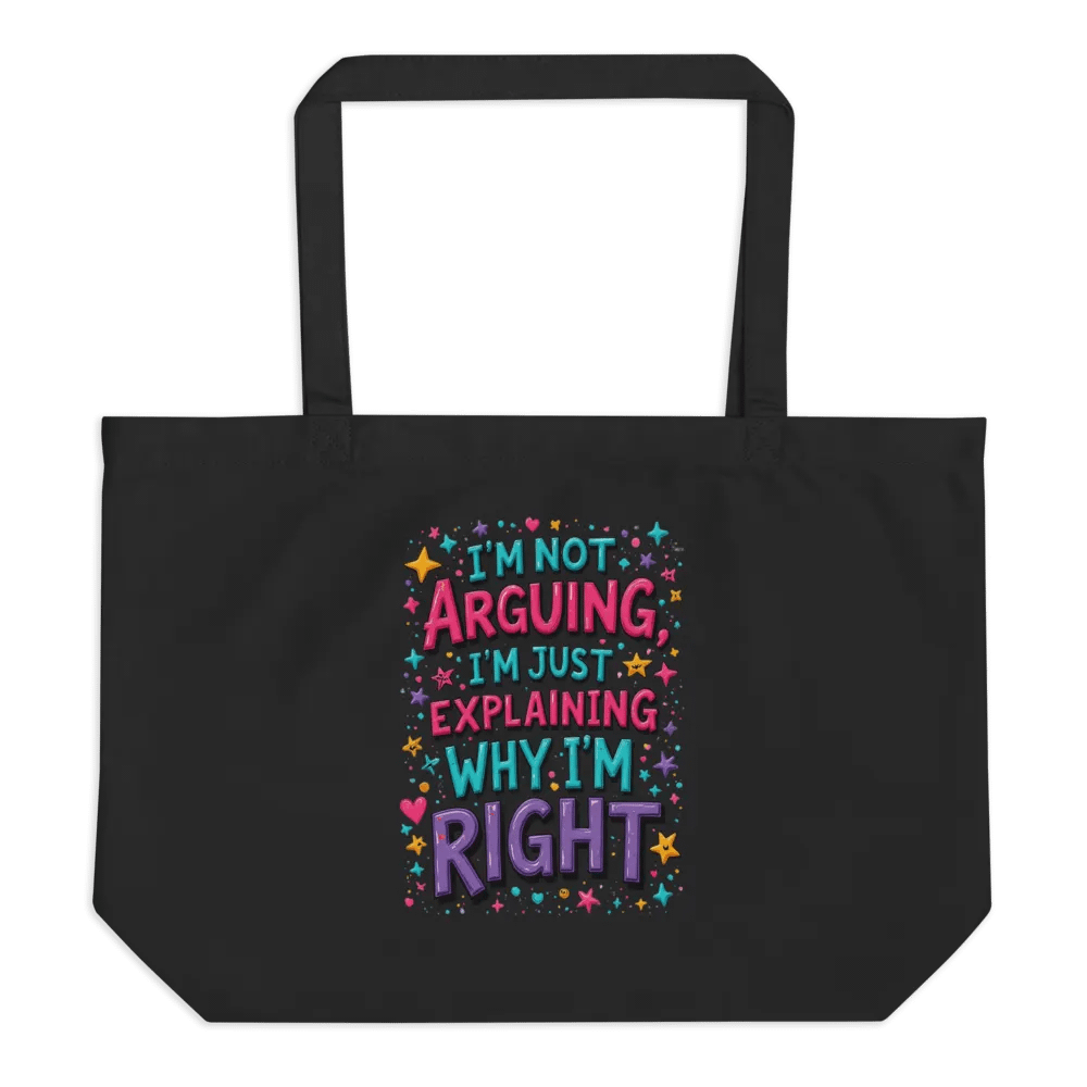 Righteous Explanation Organic Tote product image (1)