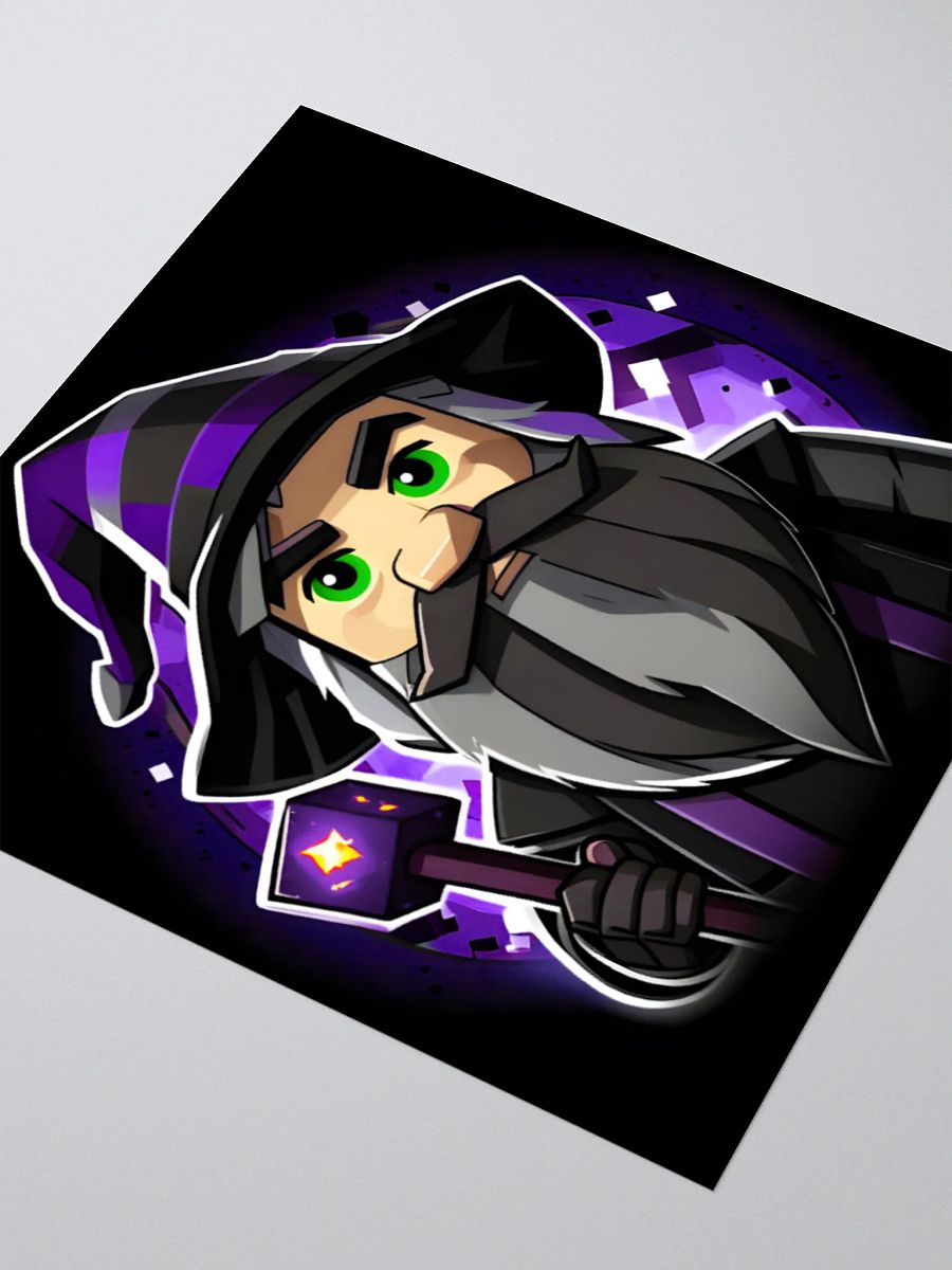 Harry Thee Wizard Logo Sticker! product image (3)