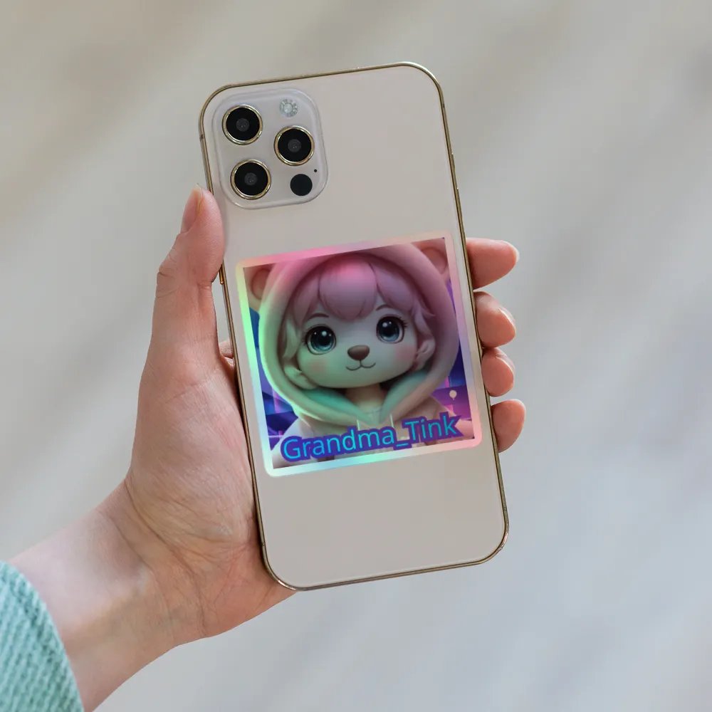Whimsical Bear Holographic Sticker Set product image (6)