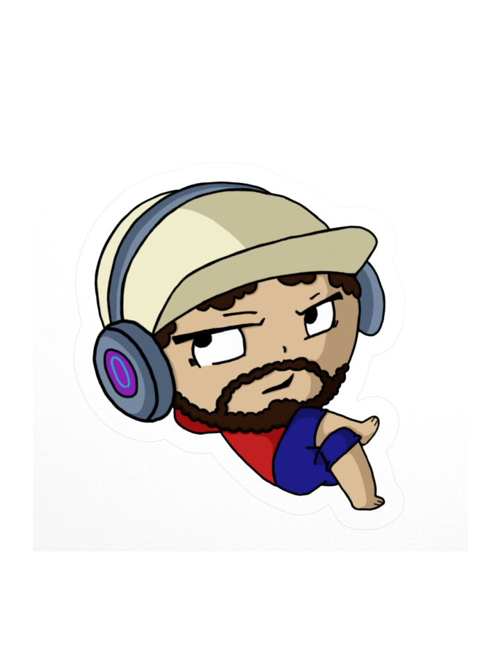 Lou Lounging Sticker product image (3)