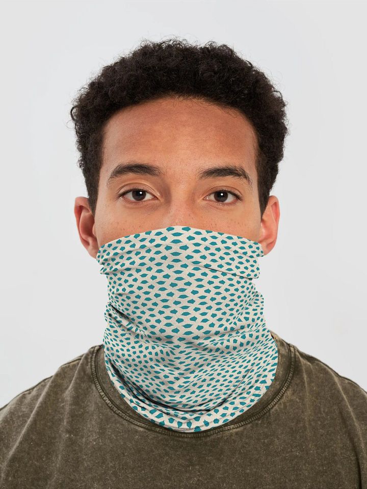 Blue Leaves Neck Gaiter product image (1)