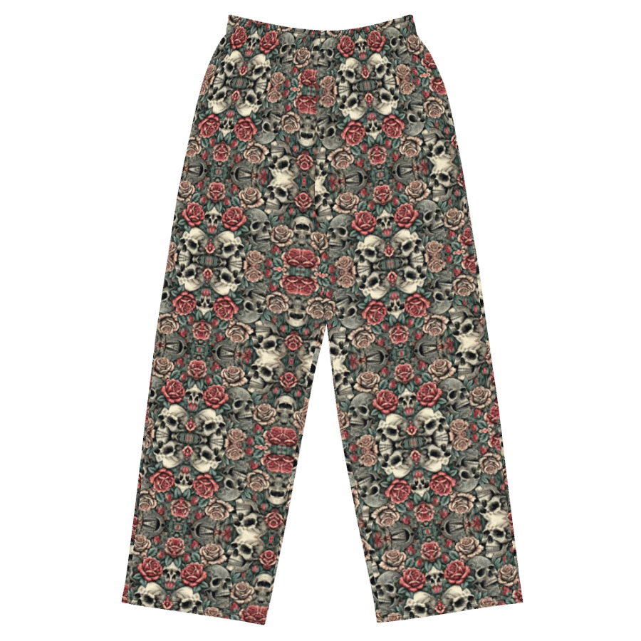 Rho-9 Macabre Bloom Wide Leg Pants product image (1)