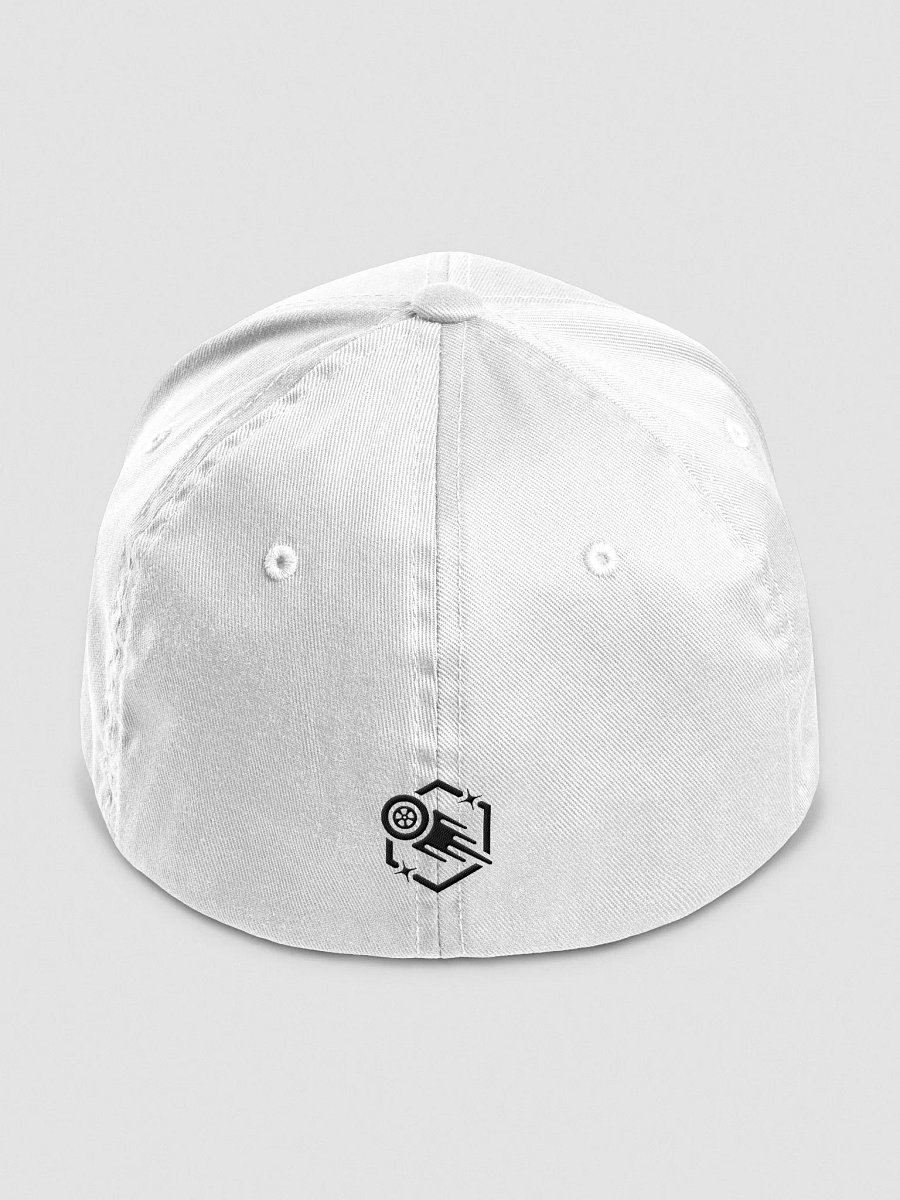 White Fitted Baseball Cap product image (4)