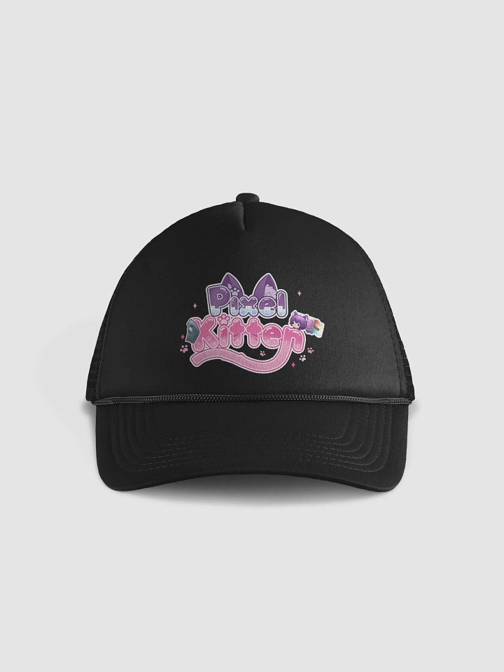 Whimsical Pixel Kitten Trucker Hat product image (2)