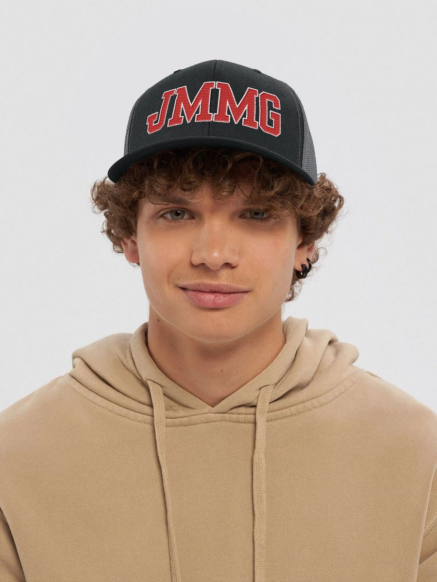 Bold Red JMMG Trucker Hat product image (5)
