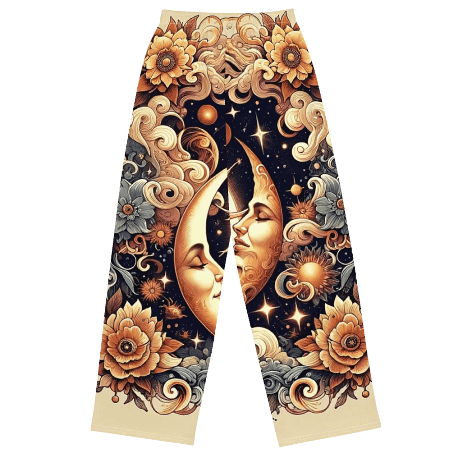 All-Over Print Unisex Wide-Leg Pants product image (1)