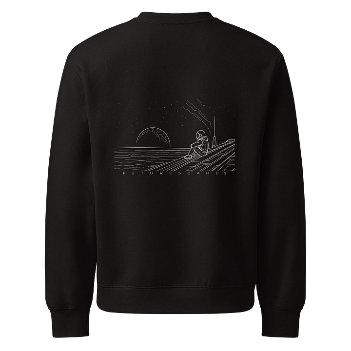 Alone - Line Art Oversized Midweight Sweatshirt product image (3)