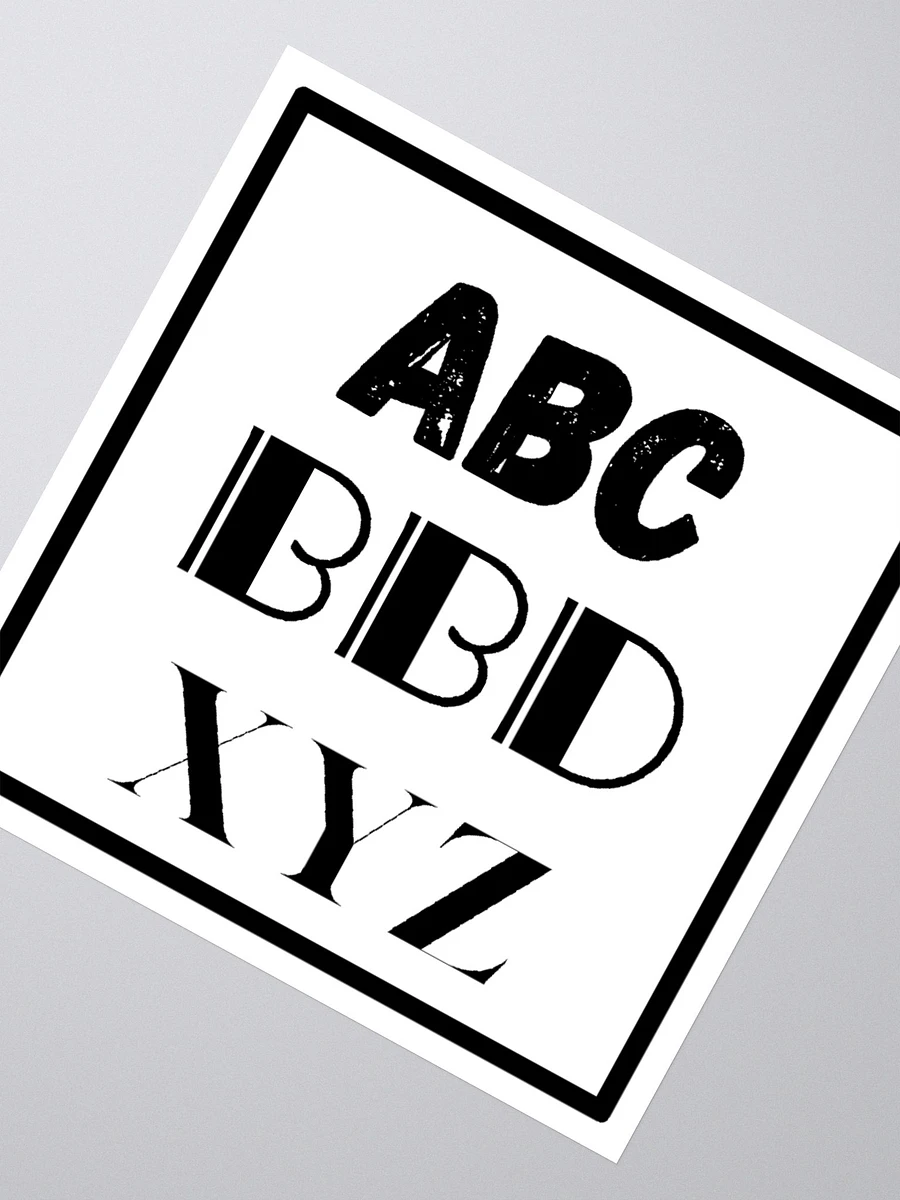 ABCBBDXYZ IFYKYK! Sticker product image (2)
