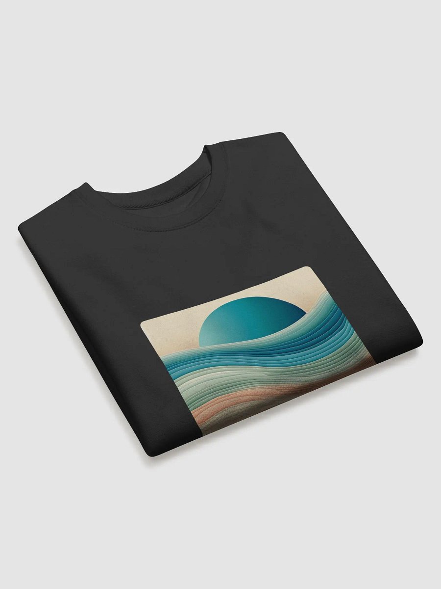 Ethereal Waves Cotton Sweatshirt | AI Design abstract fluid product image (3)
